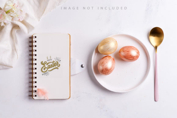 Elevating Creative Workflows with the Easter Card and Notebook Mockup Bundle