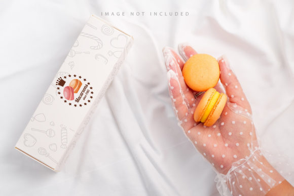 Elevating Macaron Branding with the Mockup Box for Macarons