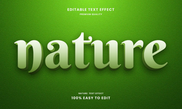 Elevating Visual Storytelling with the Nature Editable 3d Text Effect