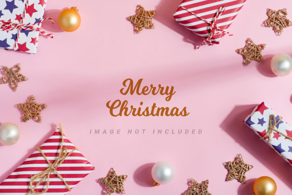 Maximizing Visual Impact with a Greeting Frame Christmas Mockup for Professional Projects