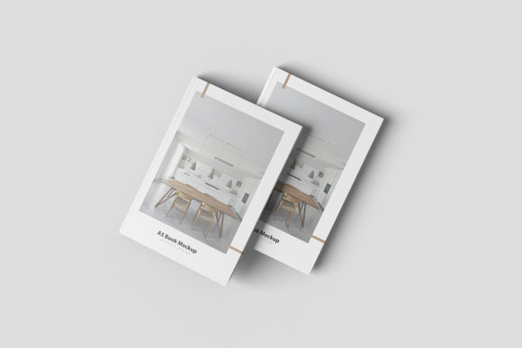 Minimal A5 Book Mockup for Professional Designers