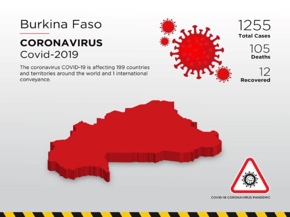 Visualizing the Pandemic: The Power of Burkina Faso Affected Country 3D Map in Modern Communication